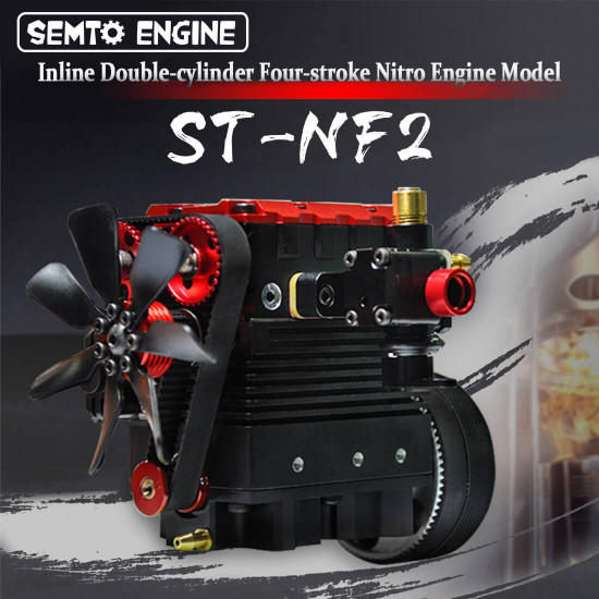 semto engine st-nf2 diy build a nitro 4 stroke 2 cylinder engine kit that runs- fs-l200ac semto engine st-nf2 diy build a nitro 4 stroke 2 cylinder engine kit that runs- fs-l200ac