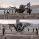 post-apocalyptic destroyed big black spider 3d diy assembly model kits post-apocalyptic destroyed big black spider 3d diy assembly model kits