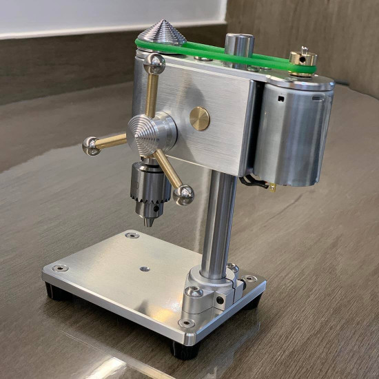 precision mini desktop electric bench drill machine with power supply adapter precision mini desktop electric bench drill machine with power supply adapter