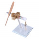 propeller aircraft head shape pocket stirling engine model toy propeller aircraft head shape pocket stirling engine model toy