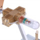 propeller aircraft head shape pocket stirling engine model toy propeller aircraft head shape pocket stirling engine model toy