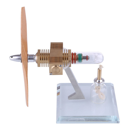 propeller aircraft head shape pocket stirling engine model toy propeller aircraft head shape pocket stirling engine model toy