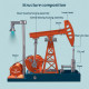 pumping unit model diy metal working pump jack assembly kit 219pcs pumping unit model diy metal working pump jack assembly kit 219pcs