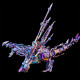 punk style dragon model with skeleton wings 3d diy metal model kits 1390+pcs punk style dragon model with skeleton wings 3d diy metal model kits 1390+pcs