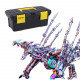 punk style dragon model with skeleton wings 3d diy metal model kits 1390+pcs punk style dragon model with skeleton wings 3d diy metal model kits 1390+pcs