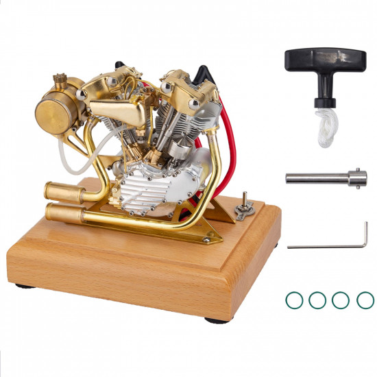 retrol r29 4.2cc miniature v-twin Double-cylinder engine motor ohv for micro chopper bike motorcycle retrol r29 4.2cc miniature v-twin Double-cylinder engine motor ohv for micro chopper bike motorcycle
