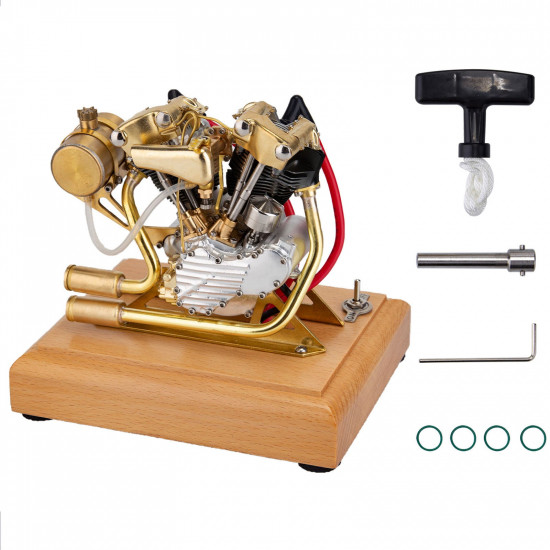 retrol r29 4.2cc miniature v-twin Double-cylinder engine motor ohv for micro chopper bike motorcycle retrol r29 4.2cc miniature v-twin Double-cylinder engine motor ohv for micro chopper bike motorcycle