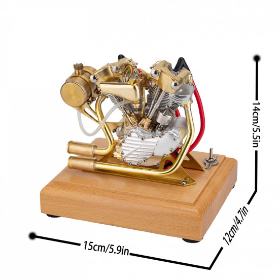 retrol r29 4.2cc miniature v-twin Double-cylinder engine motor ohv for micro chopper bike motorcycle retrol r29 4.2cc miniature v-twin Double-cylinder engine motor ohv for micro chopper bike motorcycle