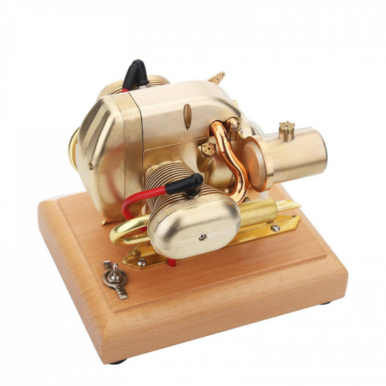 r90s gasoline flat-twin four-stroke miniature motorcycle engine model 3.2cc ice engine r90s gasoline flat-twin four-stroke miniature motorcycle engine model 3.2cc ice engine