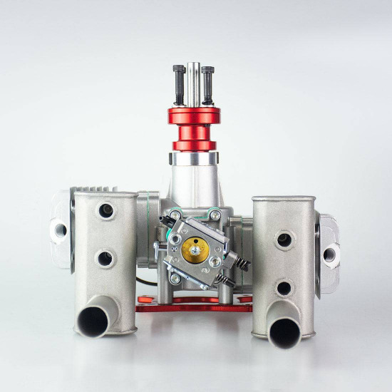 rcgf 70cc fixed wing twin gasoline engine 7.4hp 8600rpm air cooled double-cylinder 2-stroke piston valve engine for rc aircraft rcgf 70cc fixed wing twin gasoline engine 7.4hp 8600rpm air cooled double-cylinder 2-stroke piston valve engine for rc aircraft