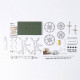 retro nostalgic projection stirling engine external combustion engine diy steam toy with metal base - assembly version retro nostalgic projection stirling engine external combustion engine diy steam toy with metal base - assembly version