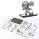 retro nostalgic projection stirling engine external combustion engine diy steam toy with metal base - assembly version retro nostalgic projection stirling engine external combustion engine diy steam toy with metal base - assembly version