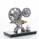retro stirling engine motor external combustion engine science educational model decoration with metal base retro stirling engine motor external combustion engine science educational model decoration with metal base