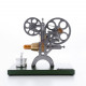 retro stirling engine motor external combustion engine science educational model decoration with metal base retro stirling engine motor external combustion engine science educational model decoration with metal base