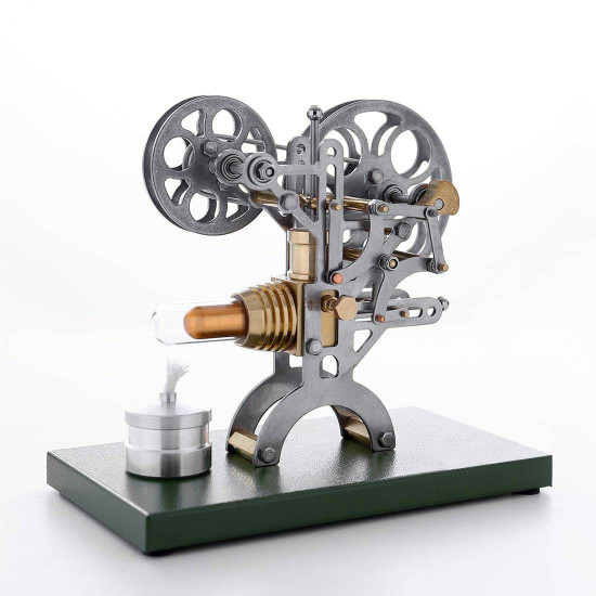 retro stirling engine motor external combustion engine science educational model decoration with metal base retro stirling engine motor external combustion engine science educational model decoration with metal base