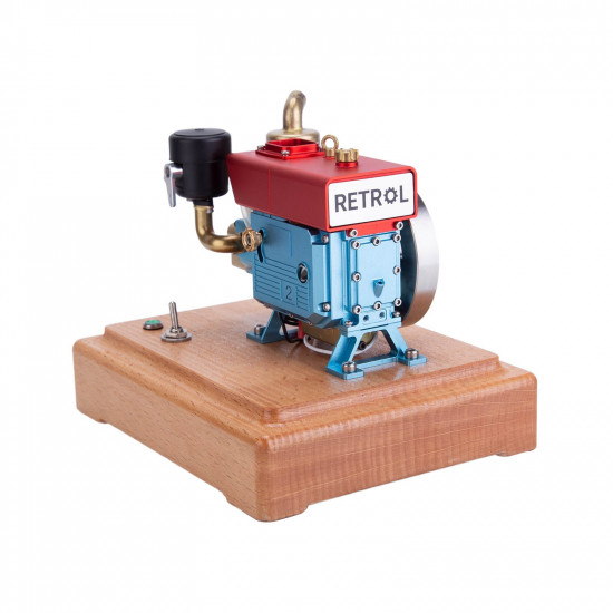 retrol 1/8 2.6cc mini single-cylinder gas powered motor 4-stroke engine model 2.6cc upgrade retrol 1/8 2.6cc mini single-cylinder gas powered motor 4-stroke engine model 2.6cc upgrade