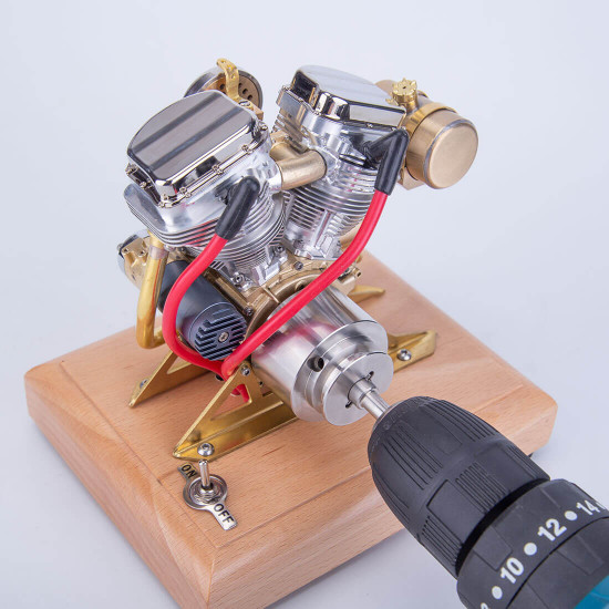 retrol 4.2cc ohv v-twin v2 four-stroke gasoline engine model ready to run retrol 4.2cc ohv v-twin v2 four-stroke gasoline engine model ready to run