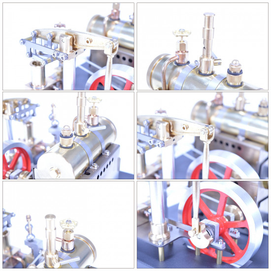 retrol diy steam beam engine model with boiler & centrifugal flyball governor model assembly kit retrol diy steam beam engine model with boiler & centrifugal flyball governor model assembly kit