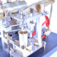retrol diy steam beam engine model with boiler & centrifugal flyball governor model assembly kit retrol diy steam beam engine model with boiler & centrifugal flyball governor model assembly kit