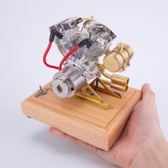 retrol gas 4.2cc ohv v-twin miniature shovelhead 4.2cc ohv four-stroke internal combustion engine model retrol gas 4.2cc ohv v-twin miniature shovelhead 4.2cc ohv four-stroke internal combustion engine model