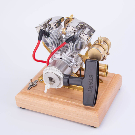 retrol gas 4.2cc ohv v-twin miniature shovelhead 4.2cc ohv four-stroke internal combustion engine model retrol gas 4.2cc ohv v-twin miniature shovelhead 4.2cc ohv four-stroke internal combustion engine model