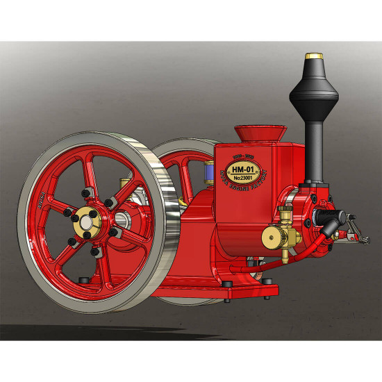 retrol hm-01 7cc model hit and miss 4-stroke horizontal internal combustion engine retrol hm-01 7cc model hit and miss 4-stroke horizontal internal combustion engine