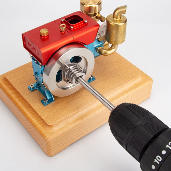 retrol musa 2.2cc four-stroke one-cylinder tractor gas engine model for farm collector retrol musa 2.2cc four-stroke one-cylinder tractor gas engine model for farm collector