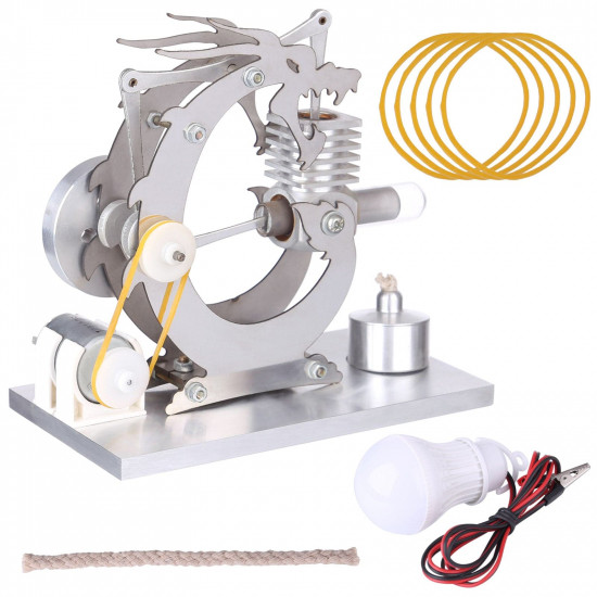roaring black dragon single cylinder stirling engine generator model science experiment toys gif roaring black dragon single cylinder stirling engine generator model science experiment toys gif