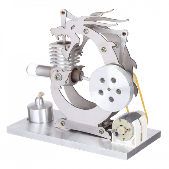 roaring black dragon single cylinder stirling engine generator model science experiment toys gif roaring black dragon single cylinder stirling engine generator model science experiment toys gif