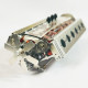 running v12 solenoid engine metal brushless electromagnetic engine model running v12 solenoid engine metal brushless electromagnetic engine model