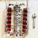running v12 solenoid engine metal brushless electromagnetic engine model running v12 solenoid engine metal brushless electromagnetic engine model