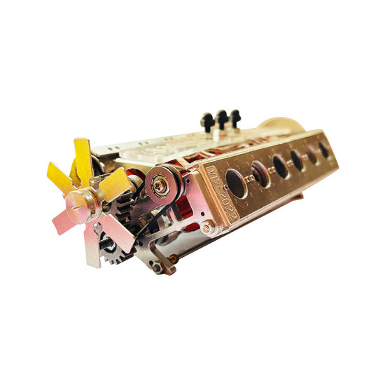 running v12 solenoid engine metal brushless electromagnetic engine model running v12 solenoid engine metal brushless electromagnetic engine model