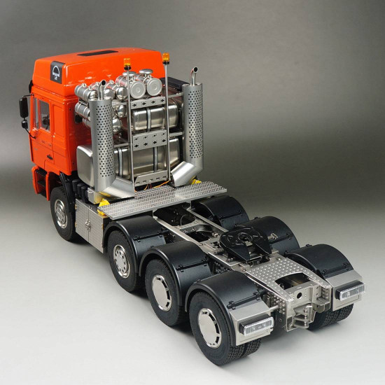 scaleclub 1/14 rc semi-trailer truck heavy construction machinery vehicle with metal chassis (no electronics) scaleclub 1/14 rc semi-trailer truck heavy construction machinery vehicle with metal chassis (no electronics)