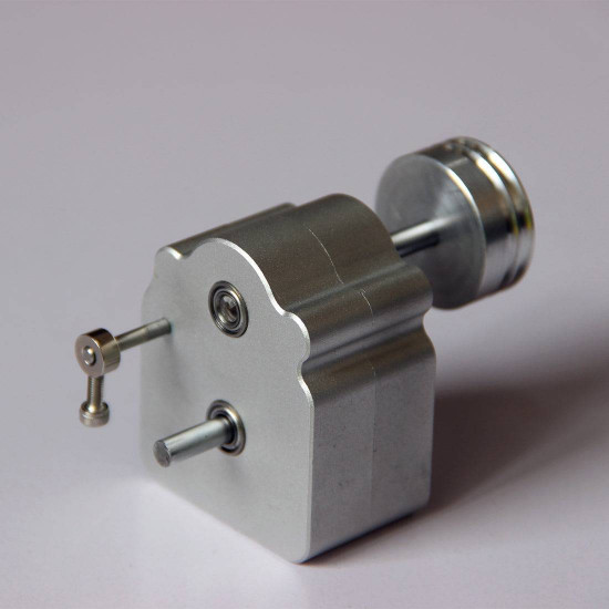 sealed metal gearbox with pulley hanger for diy gasoline powered model car sealed metal gearbox with pulley hanger for diy gasoline powered model car
