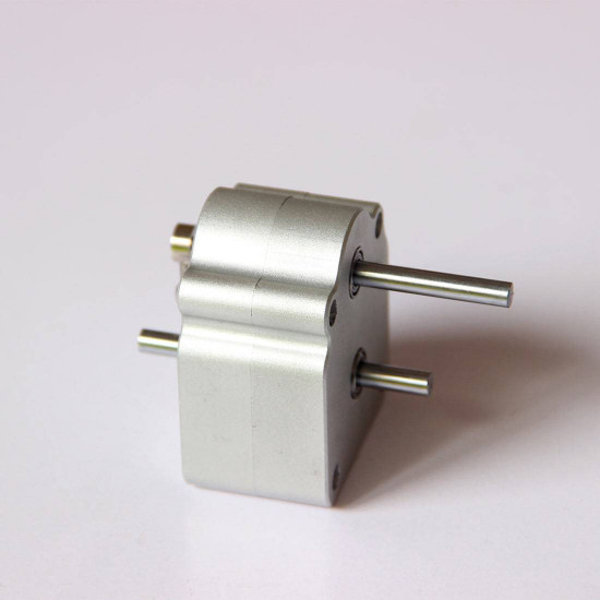 sealed metal gearbox with pulley hanger for diy gasoline powered model car sealed metal gearbox with pulley hanger for diy gasoline powered model car