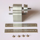 sealed metal gearbox with pulley hanger for diy gasoline powered model car sealed metal gearbox with pulley hanger for diy gasoline powered model car