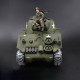 simulated 1/16 american m4a3 sherman tank 2.4g rc model military tank for sale simulated 1/16 american m4a3 sherman tank 2.4g rc model military tank for sale