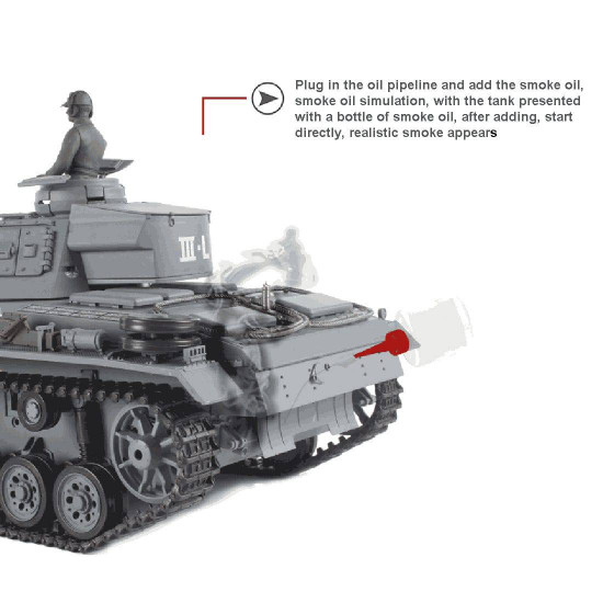 simulated 1:16 german iii l tank 2.4g remote control model military tank simulated 1:16 german iii l tank 2.4g remote control model military tank
