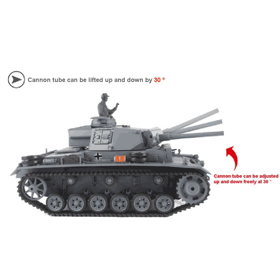 simulated 1:16 german iii l tank 2.4g remote control model military tank simulated 1:16 german iii l tank 2.4g remote control model military tank