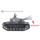 simulated 1:16 german iii l tank 2.4g remote control model military tank simulated 1:16 german iii l tank 2.4g remote control model military tank
