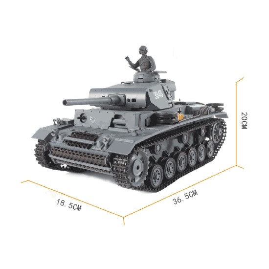 simulated 1:16 german iii l tank 2.4g remote control model military tank simulated 1:16 german iii l tank 2.4g remote control model military tank