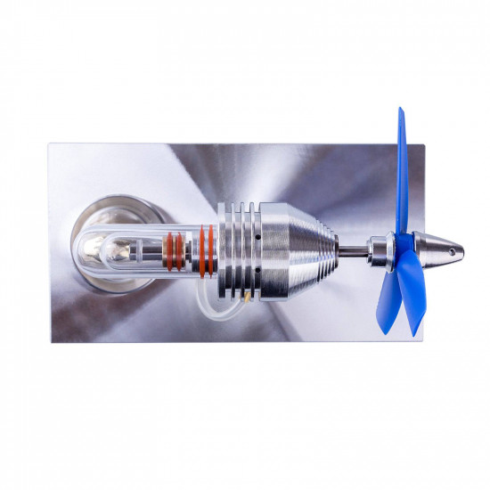 single cylinder sterling engine model with 3-blade fan science experiment stem toy single cylinder sterling engine model with 3-blade fan science experiment stem toy