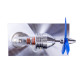 single cylinder sterling engine model with 3-blade fan science experiment stem toy single cylinder sterling engine model with 3-blade fan science experiment stem toy