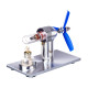 single cylinder sterling engine model with 3-blade fan science experiment stem toy single cylinder sterling engine model with 3-blade fan science experiment stem toy