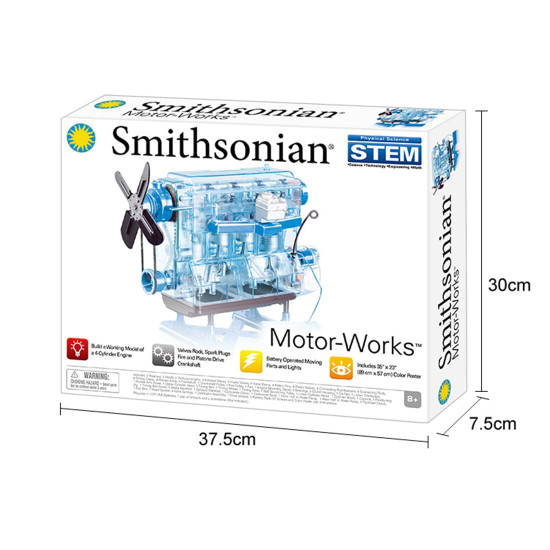 smithsonian diy l4 4 cylinder inline 4 car engine assembly model kit stem science toy blue smithsonian diy l4 4 cylinder inline 4 car engine assembly model kit stem science toy blue