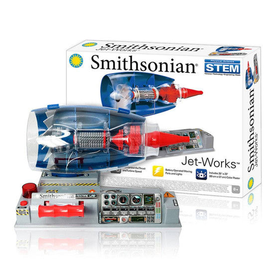 smithsonian electric jet-works diy turbofan engine model stem kit steam physical science toy smithsonian electric jet-works diy turbofan engine model stem kit steam physical science toy