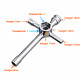 spark plug 4-way cross socket wrench removal tool for model engine spark plug 4-way cross socket wrench removal tool for model engine