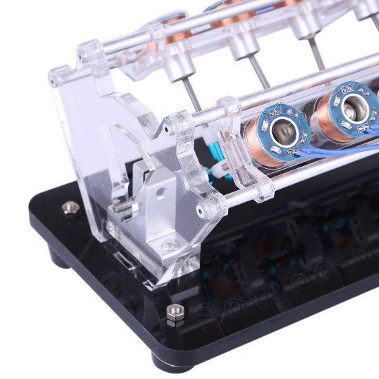 stark 5v 6w power v-shape electromotor model high speed electromagnet car engine of 12 coil - coil random color stark 5v 6w power v-shape electromotor model high speed electromagnet car engine of 12 coil - coil random color