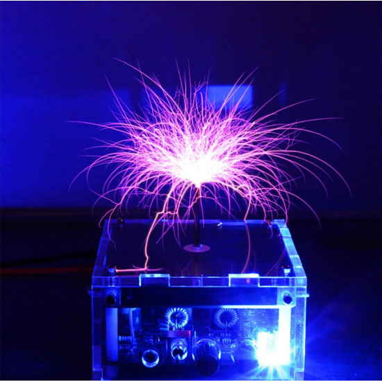 stark flat tesla coil musical flash lightning storm creating high voltage discharge experimental toy stark flat tesla coil musical flash lightning storm creating high voltage discharge experimental toy