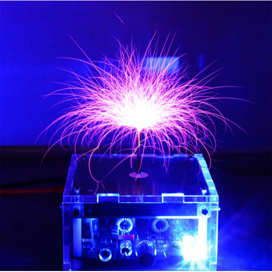 stark flat tesla coil musical flash lightning storm creating high voltage discharge experimental toy stark flat tesla coil musical flash lightning storm creating high voltage discharge experimental toy
